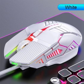 Resim Microcase 3200 DPI Ergonomik Kablolu RGB Işıklı Gaming Oyuncu Mouse - AL4929 