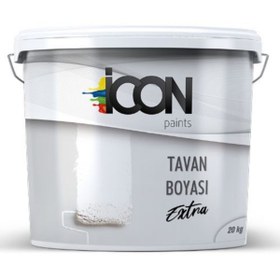 Resim ICON PAINTS Icon Tavan Boyası Extra 20 Kg. 