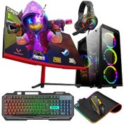 Resim Zeiron Rx44 Plus Intel Core i5 3470 23.8" 16 GB RAM 1 TB SSD 240 GB HDD 4 GB GT730 Curved FreeDOS Gaming Masaüstü 