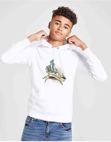 Resim Tshirthane Tatto Legend Retro White Baskılı Unisex Çocuk Kapüşonlu Sweat 