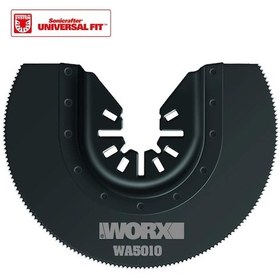 Resim WORX WA5010 Çok Amaçlı Raspalama Makinası İçin 80mm 180˚ Metal, Ahşap, Fiberglas, PVC Universal Kesme Bıçağ 