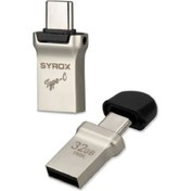 Resim Syrox Type-c Ve Usb 2.0 Usb Flash Bellek 32 Gb. Otg Çift Giriş 