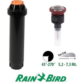 Resim Rain Bird Rvan24 Döner Nozul Açı Ayarlı 5,2 - 7,3 Mt. Ve Us400 Boş Gövde Seti 