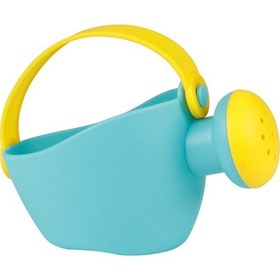 Resim Konesam Çocuklar İçin Eğitici Sulama Kova Oyunu - Renkli Plastik Bahçe Ve Plaj Aleti, El Becerisi Geliştirici, Mavi Kova Sarı Kollü 