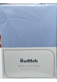 Resim Özdilek Colourist Battal Çift Kişilik Çarşaf Seti 180x200 Okyanus Mavi 