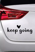 Resim Genel Markalar Keep Going Sticker Oto Motor Laptop Duvar Folyo Sticker 80 X 32 Cm 