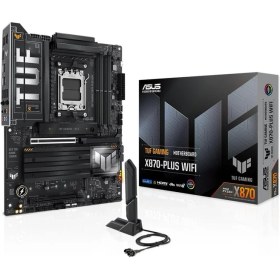 Resim Asus Tuf Gamıng X870-PLUS Wıfı Ddr5 8000MHZ 1xhdmı 2xusb4 4xm.2 Am5 Atx (Amd Am5 9000/ 8000/ 7000 Seri Işlemci Uyumlu) 