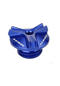Resim Nmax 125/155 2015-2026 Yağ Seviye Kontrol Cnc Aksesuar Kapak Mavi Renk Mavi 