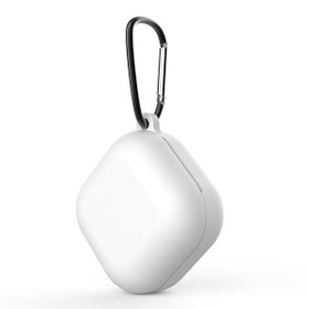 Resim Samsung Galaxy Buds Live TPU Silikon Beyaz Kılıf 