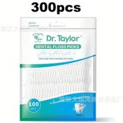 Resim Willowhaven Dr. Taylor 300 Adet Taşınabilir Diş İpi, Derin Temizlik Seyahat Günlük Kullanım 