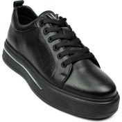 Resim Voyager 054 Siyah Deri Erkek Sneaker 