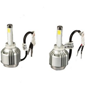 Resim Led Far Ampulü Çift Renk Mavi Beyaz H27-36W-4800Lm-12V Laam493 