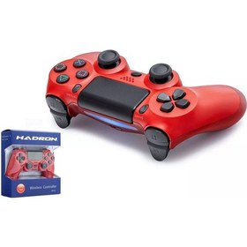 Resim Oyun Kolu Gamepad Kablosuz Ps4 Buletooth Kırmızı Hadron Hd-323k 