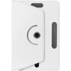 Resim Mobilite Hometech Alfa 10RC 10.1" Universal Tablet Kılıfı + Ekran Koruyucu + Dokunmatik Kalem Beyaz 