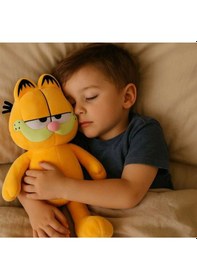 Resim Garfield Peluş Oyuncak 40 Cm Hediyelik Uykucu Uyku Arkadaşı Sarı 