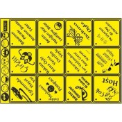 Resim A5 Sticker 043 Tek Paket Çoklu Sticker 