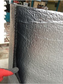 Resim Alüminyum Folyolu Kauçuk Gri Yalıtım Süngeri 100 150 