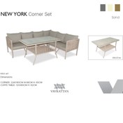 Resim VAVRATTAN New York Rattan Köşe Takımı - Kum 