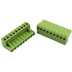 Resim 11 Pin 5.08mm Dişi Geçmeli Klemens Yeşil 