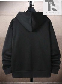 Resim Tarzsokak Fun 23 New York Sweatshirt Fermuarlı Hırka Siyah Siyah 