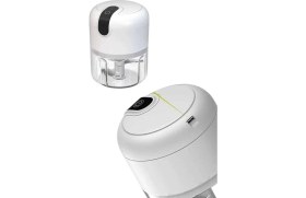 Resim Buğz Mini Doğrayıcı Rondo Taşınabilir Mini El Blender Paslanmaz Çelik 