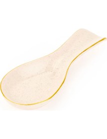 Resim Cosiness Seramik Kaşık Altlığı - Krem - 25,5 cm 