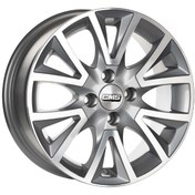 Resim CMS-832-03 6.5x15"-5x108 ET40 67.2 Diamond Racing Silver Jant (4 Adet) 