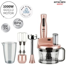 Resim Fakir Mr.chef Quadro 1000 W Güçlü Blender Seti - Geniş Hazne - Güçlü Performanslı Mutfak Robotu 