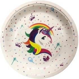Resim Unıcorn 8'li Karton Tabak ve Bardak 