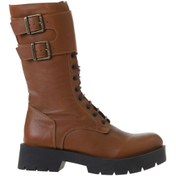 Resim Bueno Shoes Taba Deri Kadın Düz Bot 01wt2513 