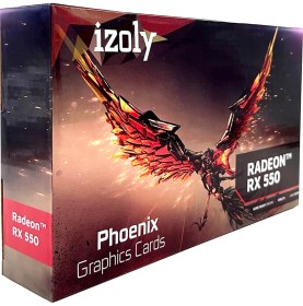 Resim Izoly RX550 4gb Gddr5 128BIT 1xdvı 1xhdmı 1xdp Ekran Kartı 