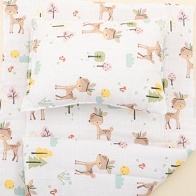 Resim Alt Açma Matı ve Yastık - Çift Taraflı - Ceylan 