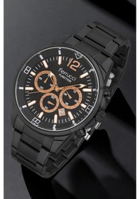 Resim Ferrucci Erkek Kol Saati Siyah-rose Renk Function Fcf.13110fm.02 Bileklik Hediye Sdfer117 Siyah 