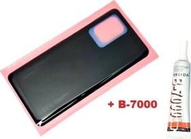 Resim Xiaomi Mi 11T PRO Mİ 11T Arka Pil Batarya Kapağı (CAM+B-7000) SİYAH 