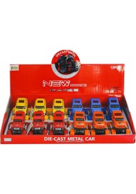 Resim Bayilik XML 02062-FY6018G-12D Çek Bırak Metal Araba -Asya Oyuncak 