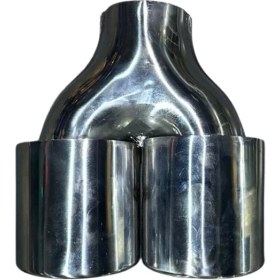 Resim Krom 2’li Elips Model 90 mm Egzoz Ucu | Sportif & Paslanmaz Çelik 