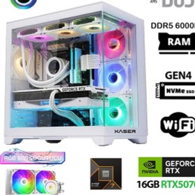 Resim Xaser Velox X60 R7 9700X 32 GB 1 TB SSD 16 GB RTX5070Tİ Free Dos Masaüstü Oyuncu Bilgisayarı 
