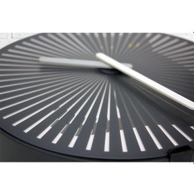 Resim Saat Hareketli Kedi Sesli Duvar Saati Kedili Dekoratif Hediyelik Siyah 