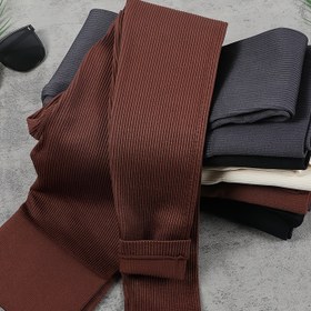 Resim Kadınlar için Yüksek Bel Ultra-Yumuşak Yoga Pantolonları - Esnek Koşu & Egzersiz Taytları, Düz Renk Bej Kabartmalı Dokuma, Her Mevsim Giyilebilir, Karın Kontrolü, Naylon-Spandex Karışımı, Uzun Boy, Egzersiz Giyimi|Dikişsiz Tasarım|Karın Kontrolü Kumaş 