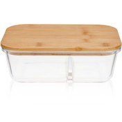 Resim Perotti Locky Bamboo Bölmeli Saklama Kabı - 1000 ml 