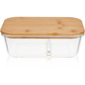 Resim Perotti Locky Bamboo Bölmeli Saklama Kabı - 1000 ml 