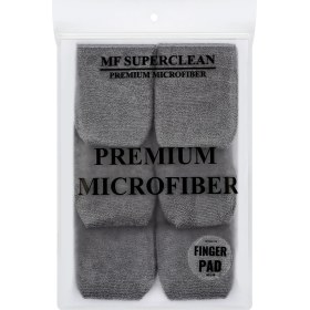 Resim MF SuperClean Superclean Mikrofiber Parmak Ped -Cila ve Seramik Uygulama Pedi- 6 Adet 