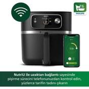 Resim Philips HD9880/90 Airfryer XXL, 7 Kişilik, 8.2 Lt Kapasiteli, Uzaktan Kontrol Wifi 