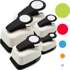 Resim Spibicyy Daire Delgeç, Daire Delgeç, Kağıt El Sanatları Daire Delgeçler, Daire Kağıt Delgeç, Farklı Boyutlarda 5 Adet (Yurt Dışından) 