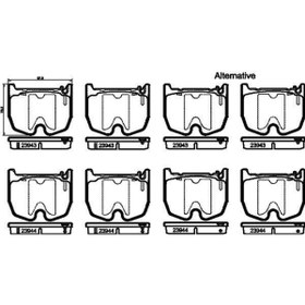 Resim Valeo Disk Fren Balatası Ön Cls 2005-2010-e-class 2002-2009-s-class 2002-2006-sl 2001-2012-slr 2004 Slr Rv 