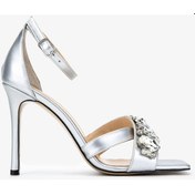 Resim Valmenti Maria Kadın Lame Hakiki Deri Topuklu Ayakkabı 22 3264 Bn Ayk Y24 Gümüş 