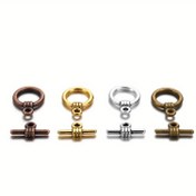 Resim 20 adet/paket Metal OT Toggle Toka Kanca, Bileklik Kolye Bağlantı Elemanları OT Tokaları DIY Takı Bulma Yapım Aksesuarları Malzemeleri için 