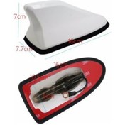 Resim HONDA CİTY SONRASI UYGUN BALİNA Shark Anten Köpek Balığı Beyaz 