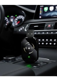 Resim Cn Araç İçi Kablosuz Carplay Android Auto Airplay Adaptörü 