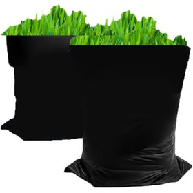 Resim Palifix 5 Adet Siyah 100x150 Bahçe Atık Poşeti Peyzaj Atık Çuvalı Çim Torbası 
